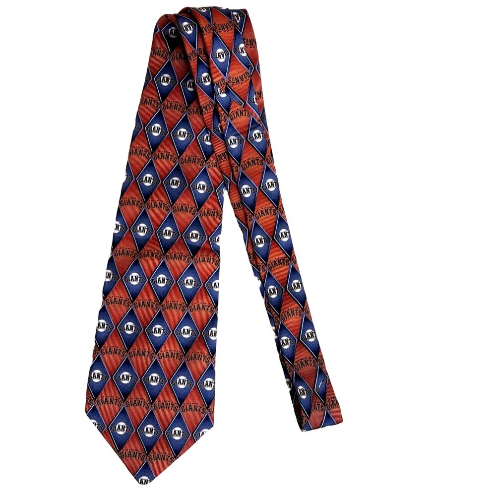 Eagle Neckwear MLB San Francisco Giants Silk Neck Tie Mens Diamond